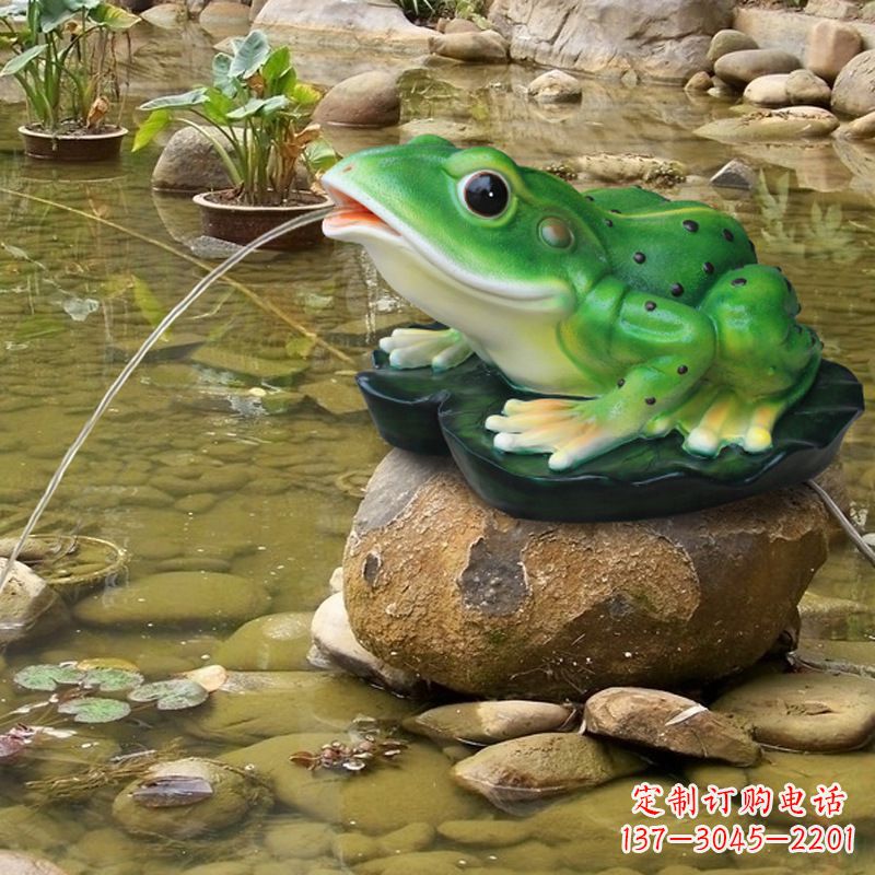 聊城玻璃钢青蛙雕塑——艺术与自然的完美结合