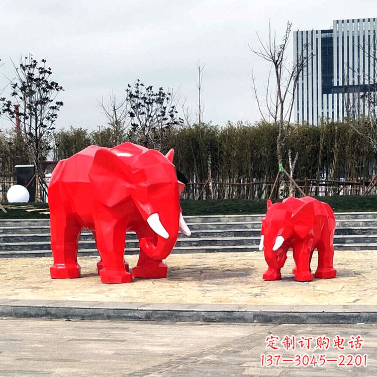 聊城玻璃钢大象雕塑艺术之美
