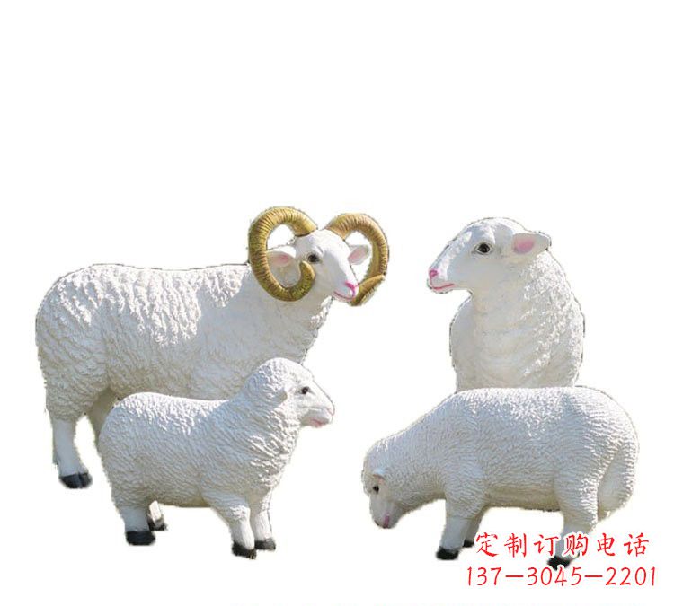 聊城玻璃钢山羊雕塑——传承藏区特色文化