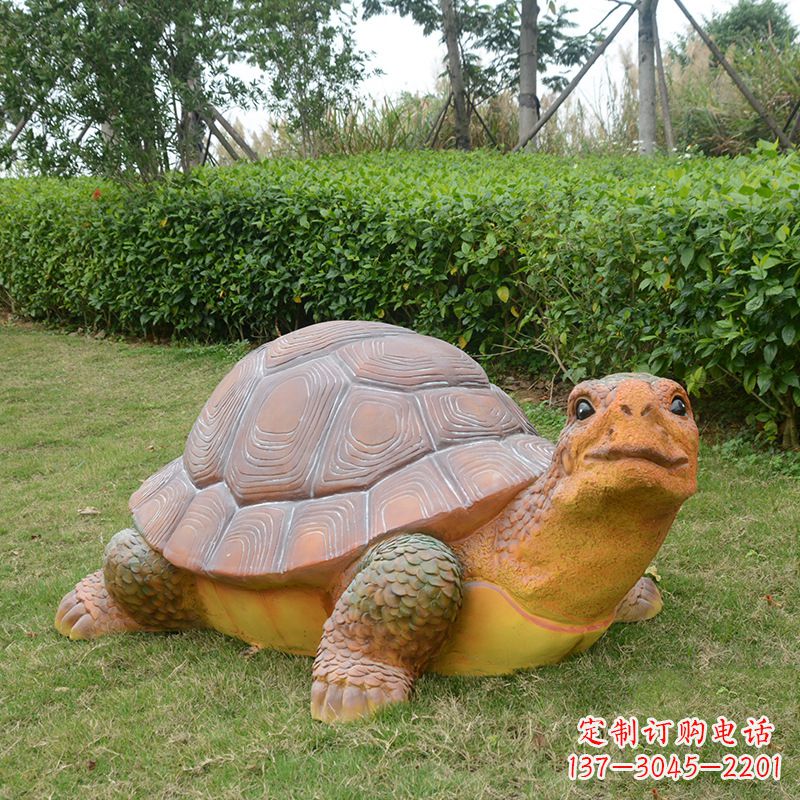聊城玻璃钢乌龟雕塑一种具有传统文化意义的艺术品