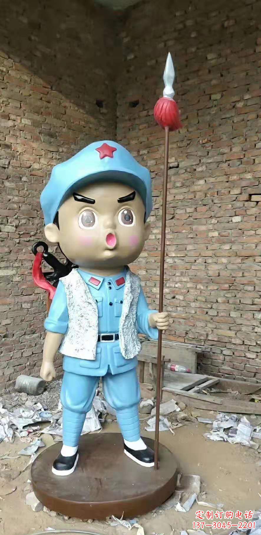 聊城红军雕塑弘扬伟大革命精神