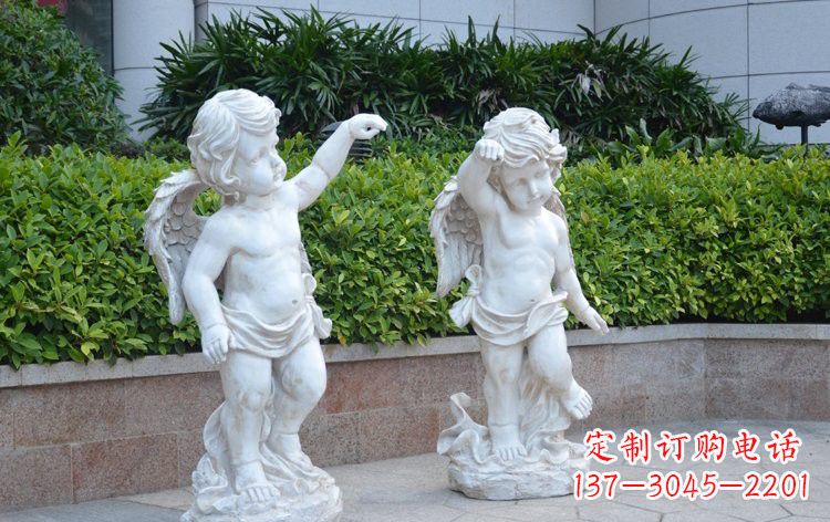 聊城玻璃钢天使雕塑精美绝伦