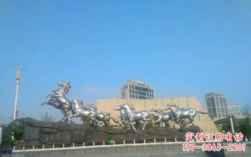 聊城不锈钢动物雕塑精美的艺术品