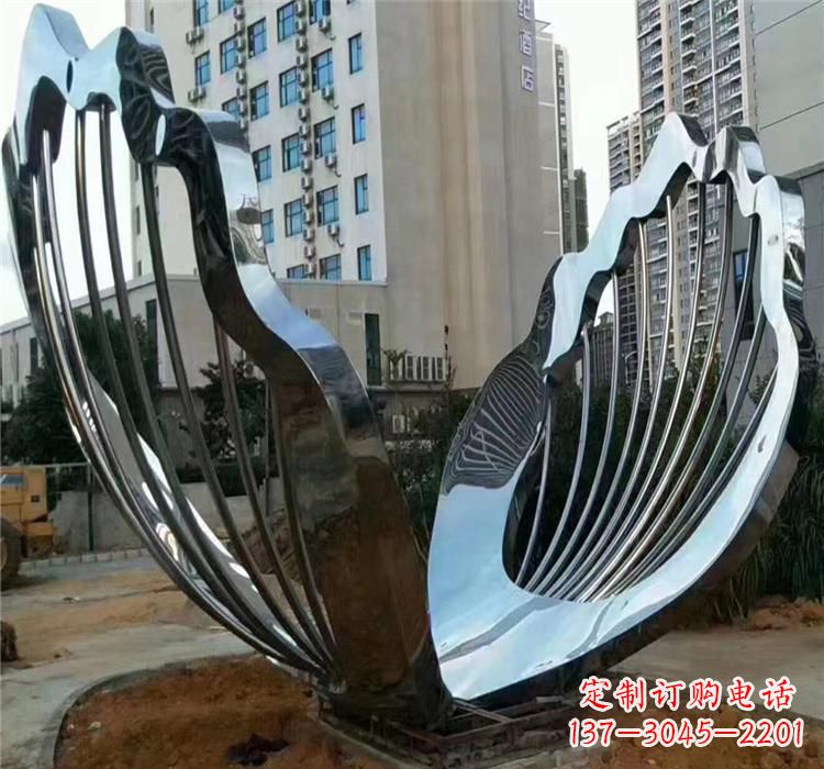 聊城不锈钢贝壳雕塑艺术与自然的完美结合