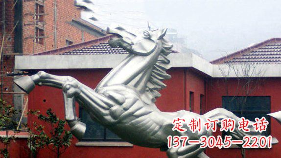 聊城不锈钢奔马雕塑展现力量与美感