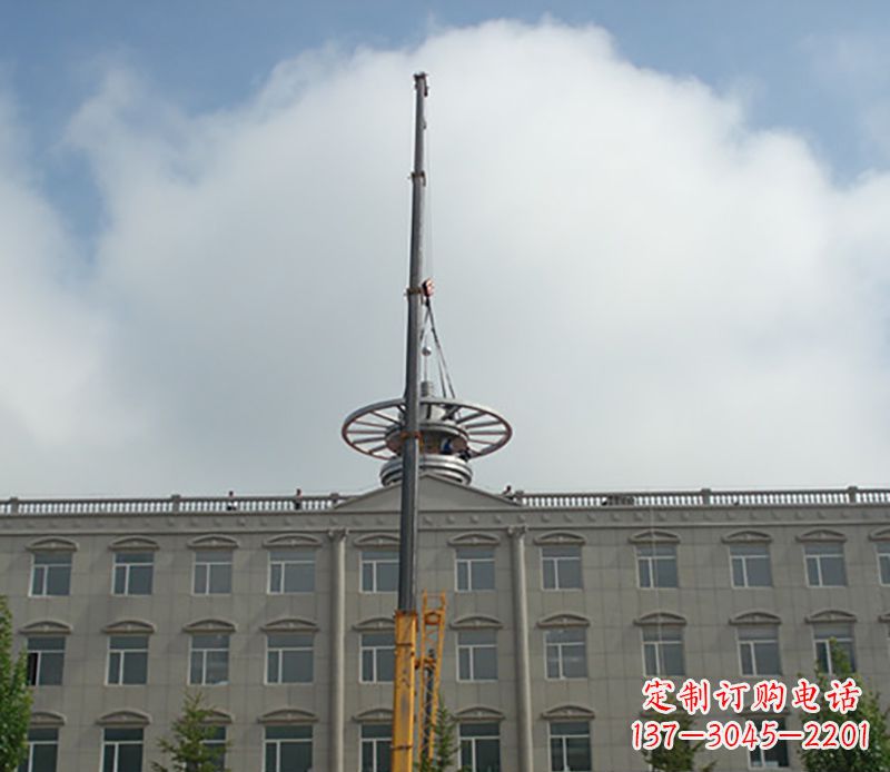 聊城不锈钢避雷针雕塑——安全保护灵感之源