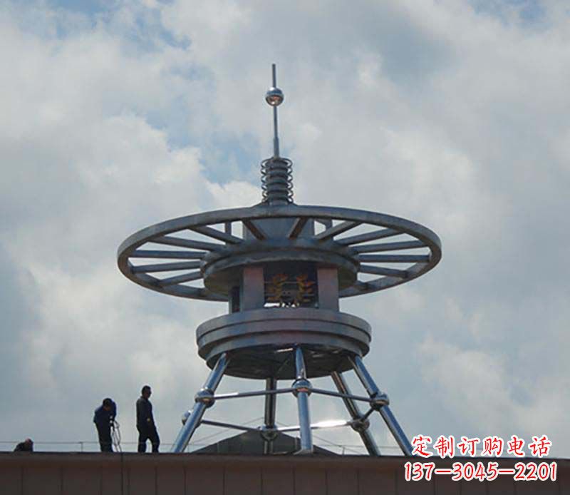 聊城不锈钢避雷针景观雕塑——安全防护与美丽结合