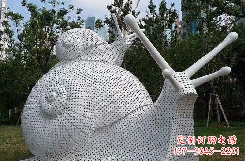聊城不锈钢蜗牛雕塑把自然美搬进家居