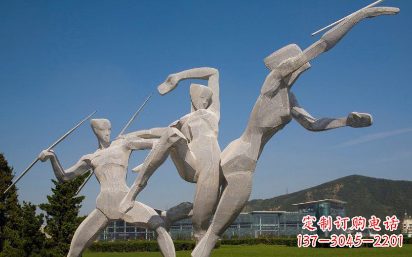 聊城不锈钢标枪雕塑一种新型的艺术形式