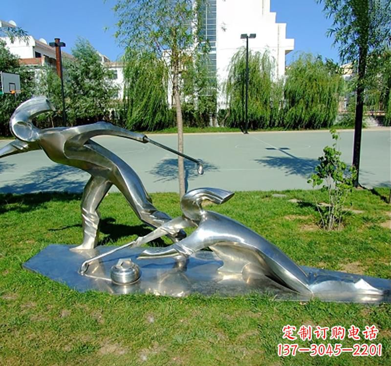 聊城不锈钢冰壶雕塑——一种艺术形式