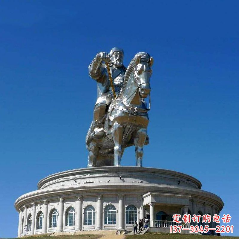 聊城不锈钢成吉思汗雕塑——一座引人入胜的大型雕塑