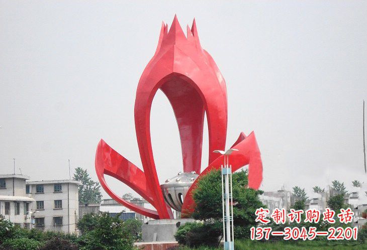 聊城不锈钢莲蓬雕塑——艺术的缩影