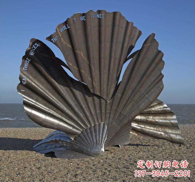 聊城不锈钢城市的扇贝雕塑——一座海洋文化的象征