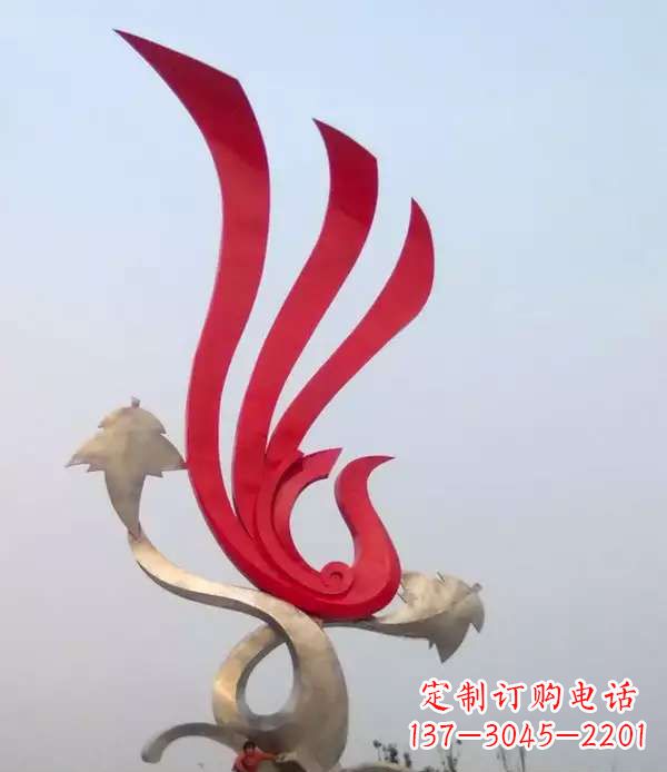 聊城不锈钢城市的凤凰雕塑