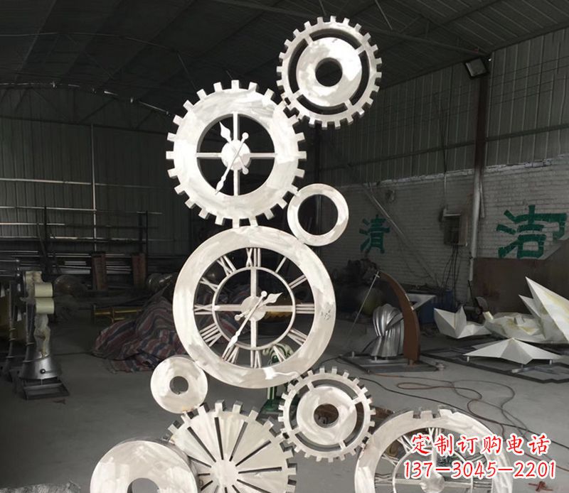 聊城不锈钢齿轮雕塑艺术与科技的完美结合
