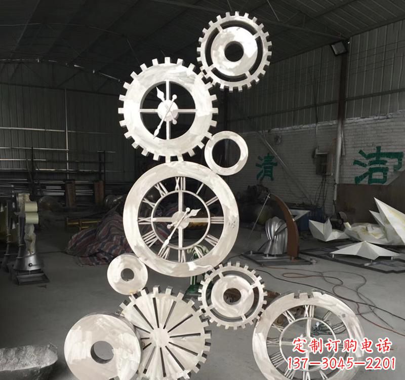 聊城齿轮雕塑精致细腻的艺术品