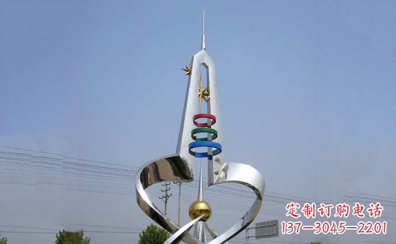 聊城不锈钢材质的避雷针雕塑