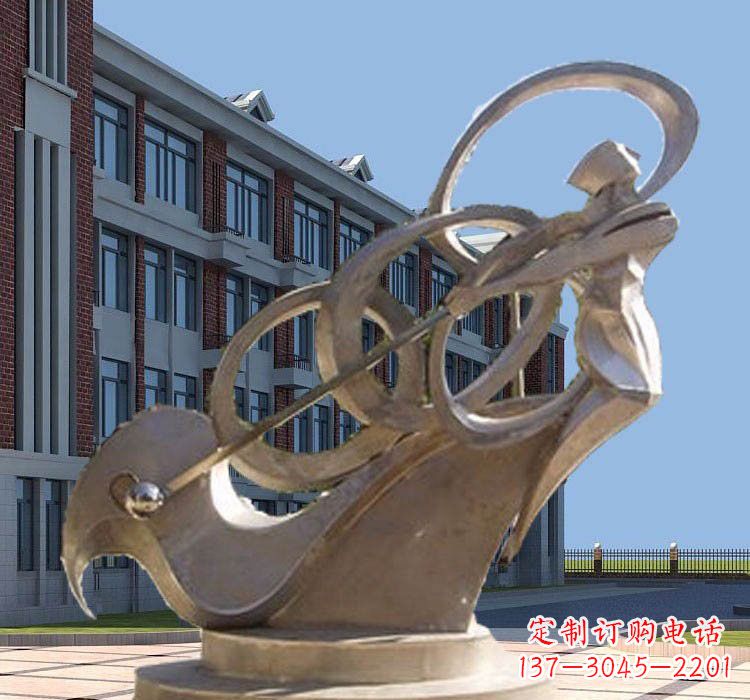 聊城不锈钢制作的高尔夫球雕塑