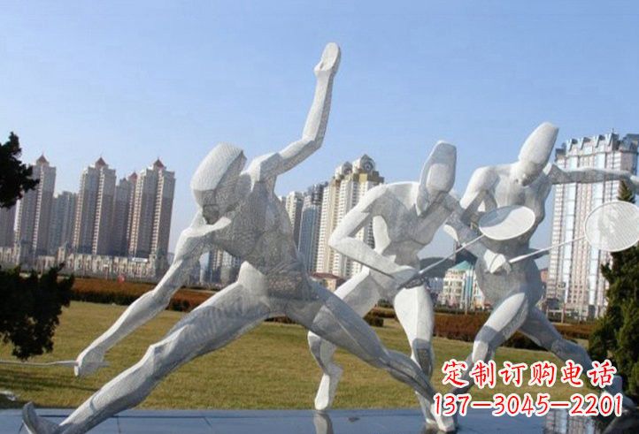 聊城精致不锈钢羽毛球雕塑