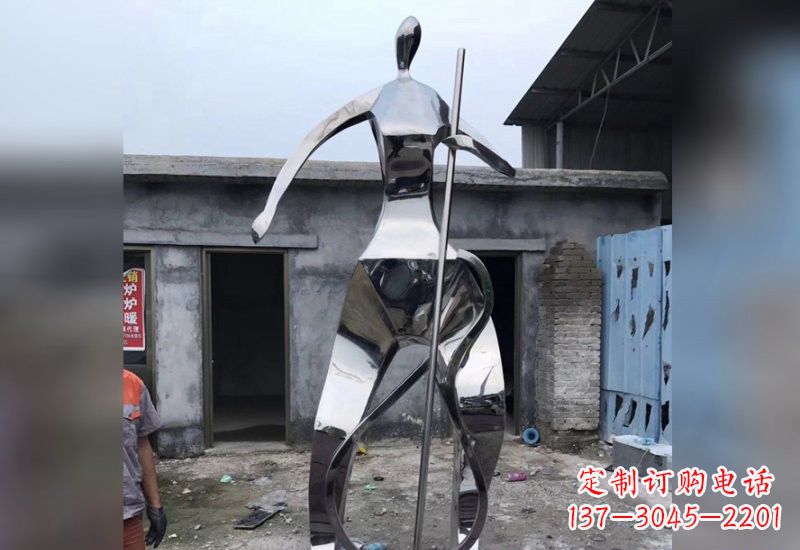 聊城精致的不锈钢大提琴雕塑