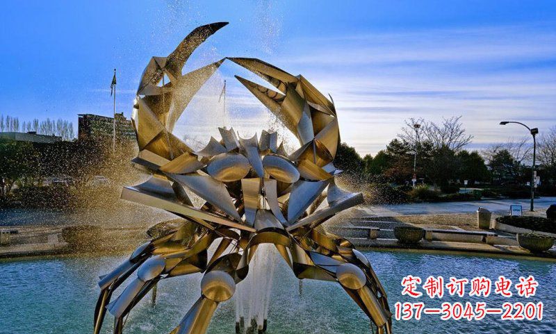 聊城精美不锈钢螃蟹雕塑