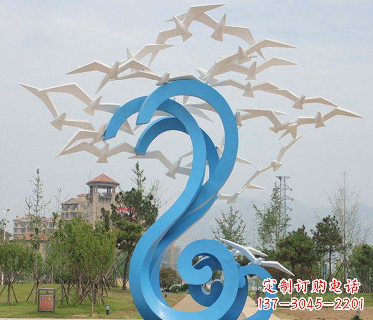 聊城不锈钢大雁雕塑传承传统文化的象征