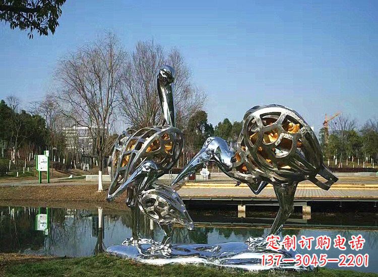 聊城精美非凡的不锈钢丹顶鹤雕塑