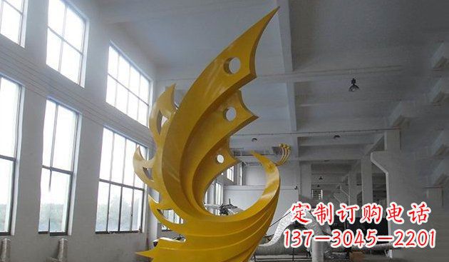 聊城不锈钢凤凰雕塑——给生活添彩