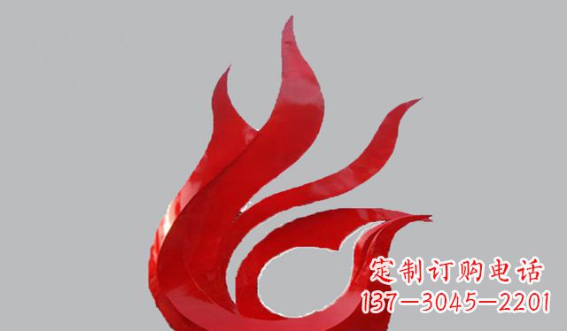 聊城不锈钢凤凰雕塑——传承古代文化之美