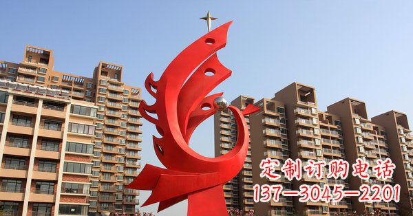 聊城凤凰灿烂的不锈钢雕塑