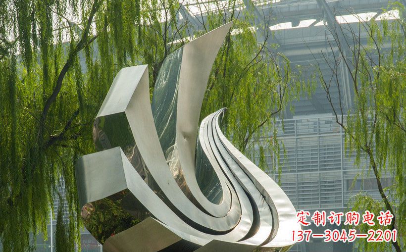 聊城不锈钢鸽子景观雕塑