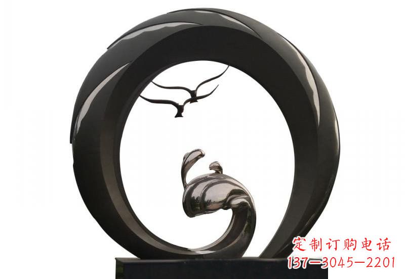 聊城不锈钢海鸥雕塑海洋之韵