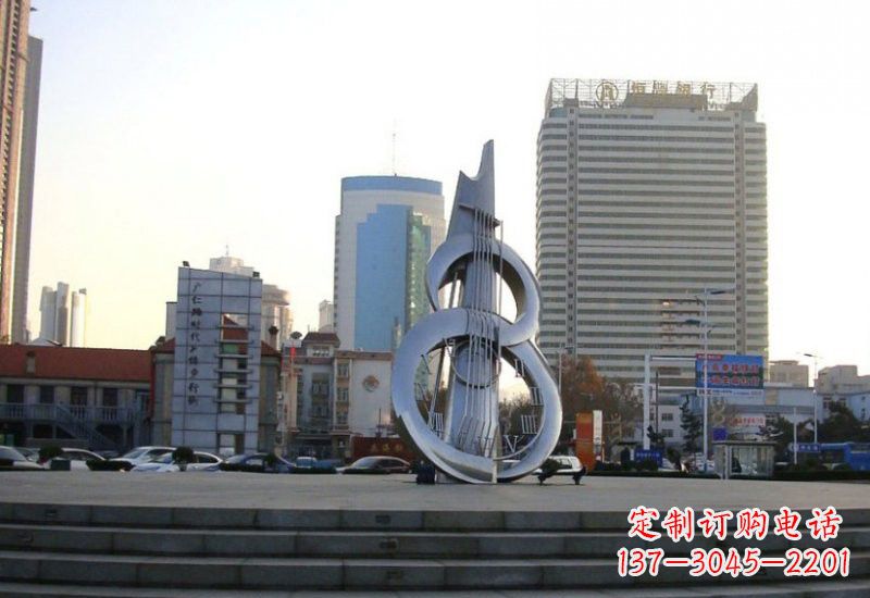 聊城不锈钢吉他雕塑