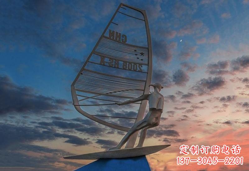 聊城不锈钢帆船雕塑——象征着美丽的梦想