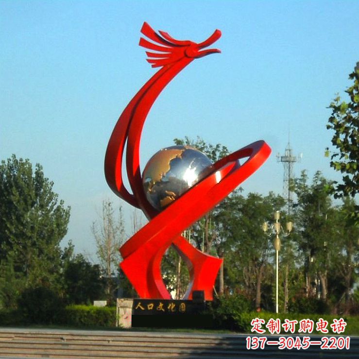 聊城不锈钢创意龙形景观雕塑——点缀城市园林公园广场