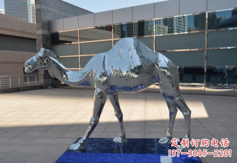 聊城不锈钢骆驼雕塑