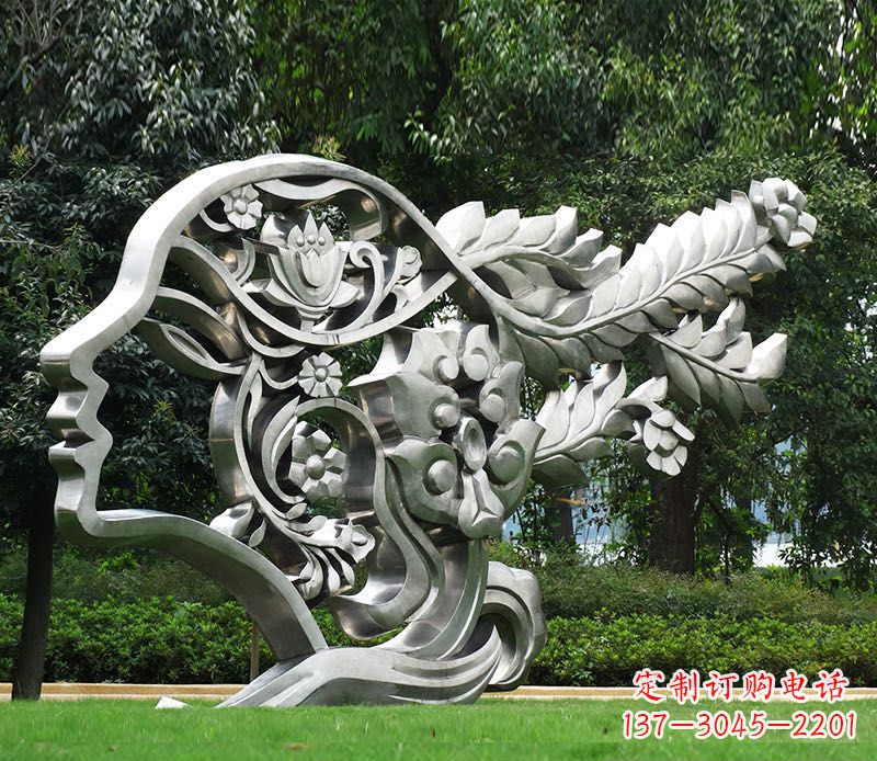 聊城不锈钢美女雕塑给空间带来灵动的美