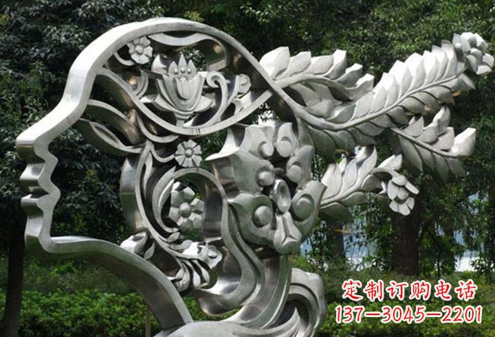 聊城不锈钢美女雕塑一种流行的艺术形式