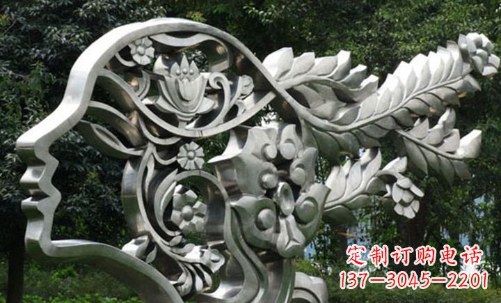 聊城不锈钢头像雕塑——精美绝伦