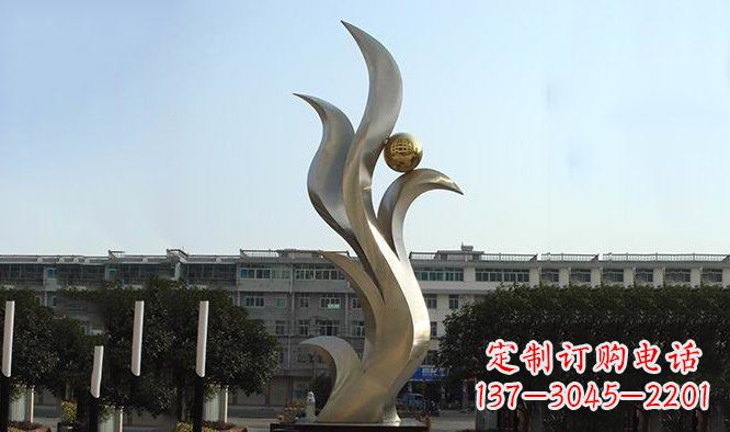 聊城精美不锈钢凤凰雕塑