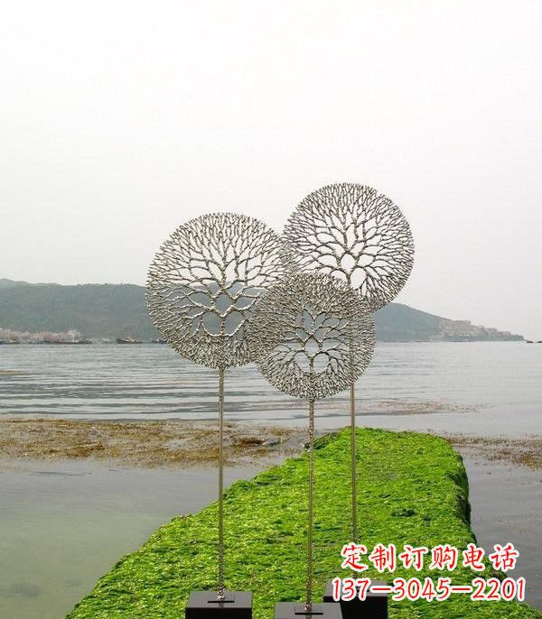 聊城不锈钢蒲公英雕塑抽象美的象征