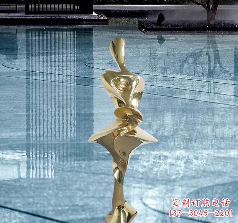 聊城不锈钢材质的人体雕塑