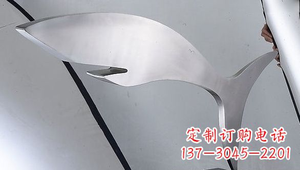 聊城不锈钢鲨鱼雕塑艺术精品