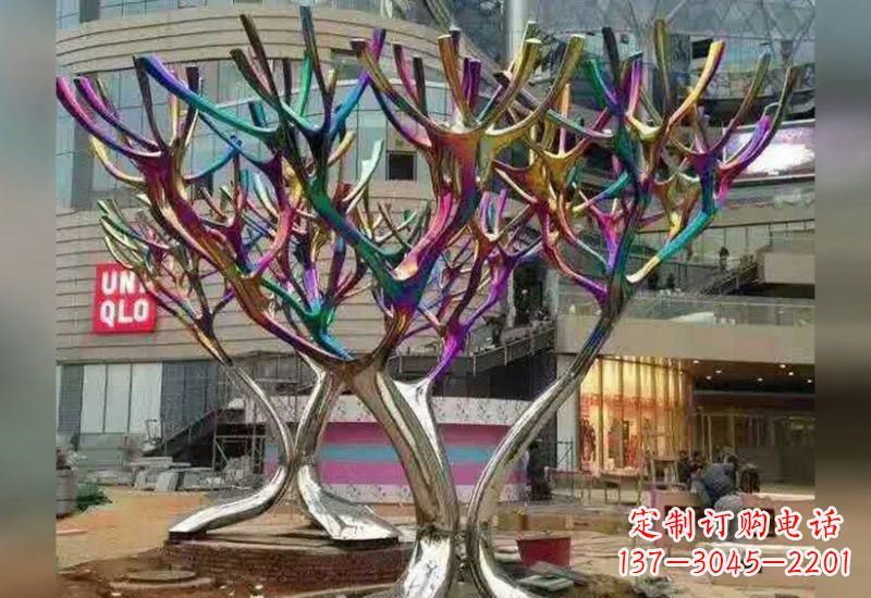 聊城不锈钢树枝雕塑自然的美丽