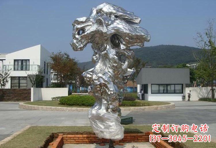 聊城不锈钢太湖石雕塑精美绝伦
