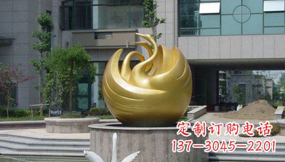 聊城不锈钢天鹅雕塑