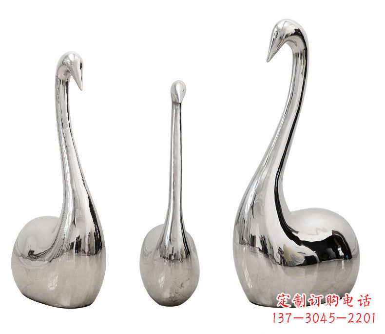 聊城精美不锈钢天鹅雕塑