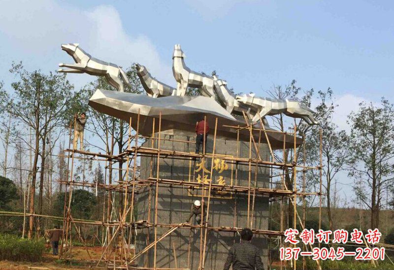 聊城不锈钢动物雕塑
