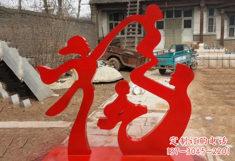 聊城不锈钢福字雕塑给家庭带来更多福气