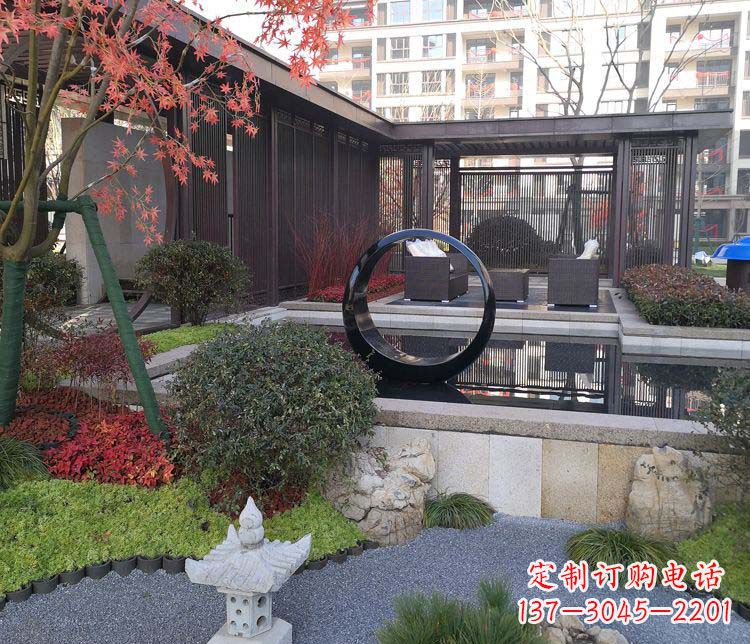聊城不锈钢圆环雕塑——精美绝伦